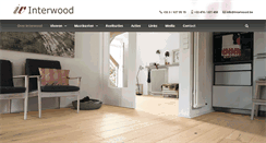 Desktop Screenshot of interwood.be