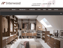 Tablet Screenshot of interwood.be